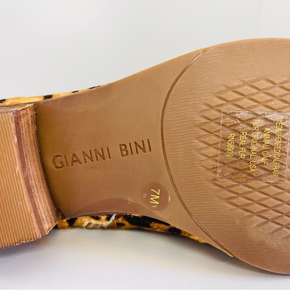 Gianna Bini animal leopard print fur flat zip up boots - Picture 3 of 3